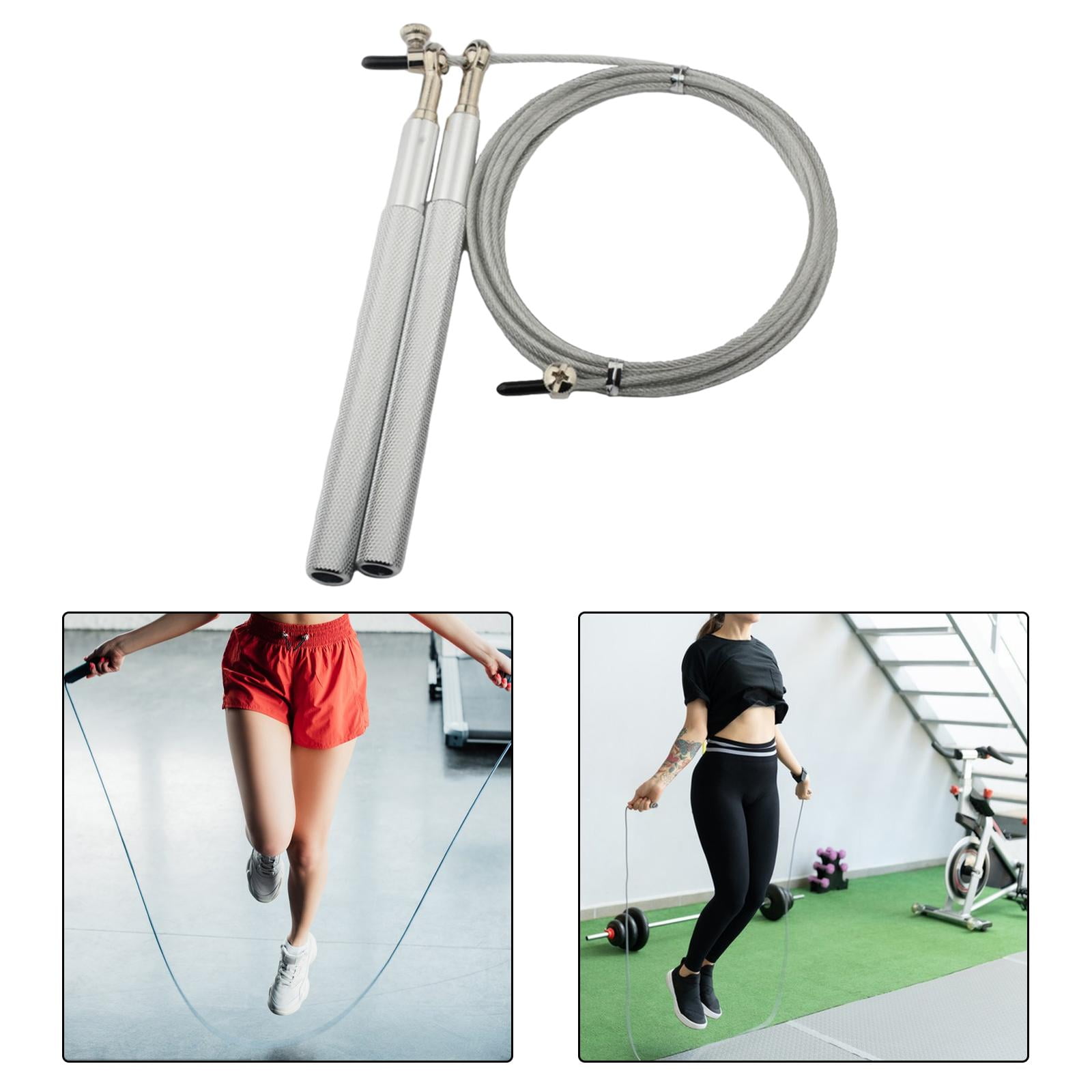 Lipstore 2xSpeed Jump Rope 300cm Adjustable Length Fitness Boxing