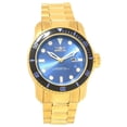 thumbnail image 1 of 20097 Men's Pro Diver Blue Dial Yellow Gold Steel Bracelet Dive Watch, 1 of 3