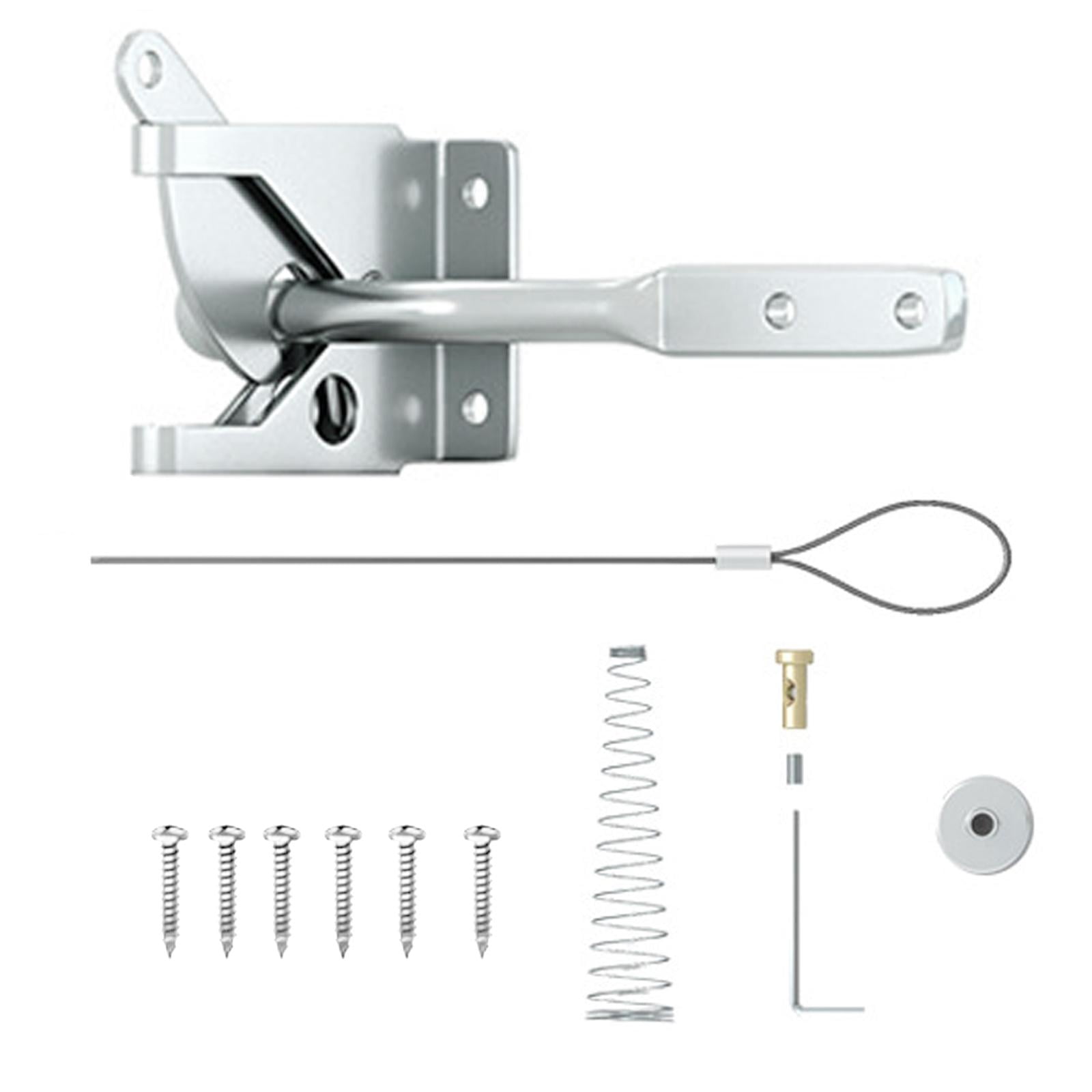 Fence Gate Self Locking Hardware for Yard Backyard Garden , , 43x144mm new