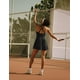 thumbnail image 5 of Vestido de tenis Heathyoga para mujer con pantalones cortos y sujetador negro, 5 of 5