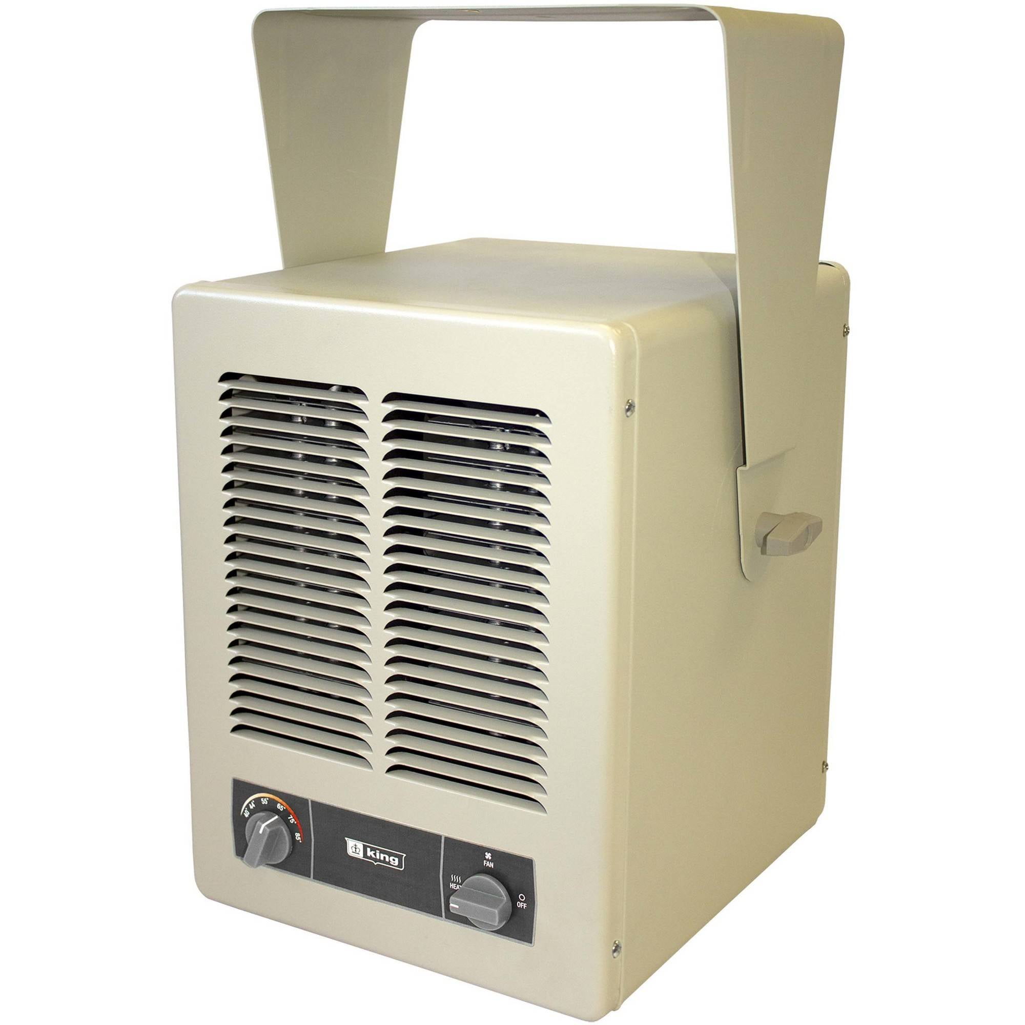 King KBP2406 240V 6000W Fixed Mount Garage Heater, White by King