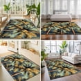 thumbnail image 4 of Area Rugs 4'x6'. Palm Tree Carpet Runner Indoor Outdoor Rugs Home Decor Aesthetic, Retro Summer Botanical Tropical Plant Leaves Non Slip Mats Washable Accent Rug for Living Room Bedroom, 4 of 8