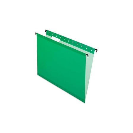 UPC: 0078787610897 | Pendaflex 615315BGR Poly Laminate Hanging Folders  Legal  1/5 Tab  Bright Green  20/Box  1 Box