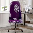 thumbnail image 2 of DJN Clearance Sofa Cover Computer Chair Cover Protective & Stretchable Chair Stretch Rotating Chair Slipcover cloth Purple One Size, 2 of 4