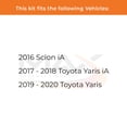 thumbnail image 2 of MAX Advanced Brakes - Front Brake Kit For 2019-2020 Toyota Yaris| Carbon Ceramic Brake Pad and Rotor Kit| Daily Driving Geomet Coated Brake Rotors, 2 of 9