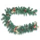 thumbnail image 1 of Bewildely Guirnalda de Navidad de mimbre verde Artificial Feliz Navidad, luz de pared para el hogar, plantas falsas, regalo para exteriores, interiores, Kits de decoración para fiestas Bewildely HA009924-00, 1 of 6