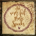 thumbnail image 2 of Hogan, Melody 15x15 Gold Ornate Wood Framed with Double Matting Museum Art Print Titled - Music Speaks, 2 of 4