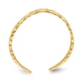 thumbnail image 2 of Primal Gold 14 Karat Yellow Gold Adjustable Heart Toe Ring, 2 of 7
