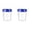 Clear 2PCS, variant on 120ml Measuring Cup With Lid Leak Proof Seasoning Container Reusable And Stackable Plastic Dipping Container