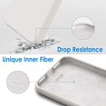 thumbnail image 6 of JETech Silicone Case for iPhone XR, 6.1-Inch, Silky-Soft Touch Full-Body Protective Case, Shockproof Cover with Microfiber Lining (White), 6 of 7