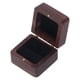 thumbnail image 3 of Caja de madera para anillos, Retro, hermosa, portátil, con botón magnético, caja de anillos de nogal negro para propuestas, compromisos, bodas, 3 of 14