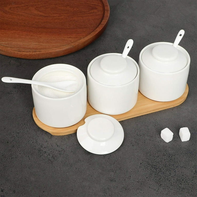 Ceramic Condiment Jars and Pots