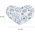 thumbnail image 3 of Hamster Mouse Winter Warm Pad - Mini Pads for Small Animals, Hedgehog / Guinea Pig / Dwarf Bunny / Rabbit's Warmer House Cotton Nest, Heart Shape (Blue), 3 of 7