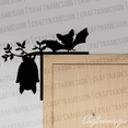 thumbnail image 3 of Craftnamesign Bat Door Corner Hanger, Door Corner Ornaments Decor for Bedroom Living Room, 3 of 5