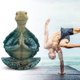 thumbnail image 3 of Meditating Figurine, Sea Turtle Statue, Yoga Sea Turtle Figurine Decor, Indoor Outdoor Garden Statue Turtle Figurine Blue & Green, 3 of 5