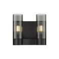 thumbnail image 2 of 429-2W-BK-G429-8SM Innovations Lighting Empire - 2 Light Wall Sconce In Modern Style-9.5 Inches Tall and 10.5 Inches Wide-Matte Black Finish-Light, 2 of 5