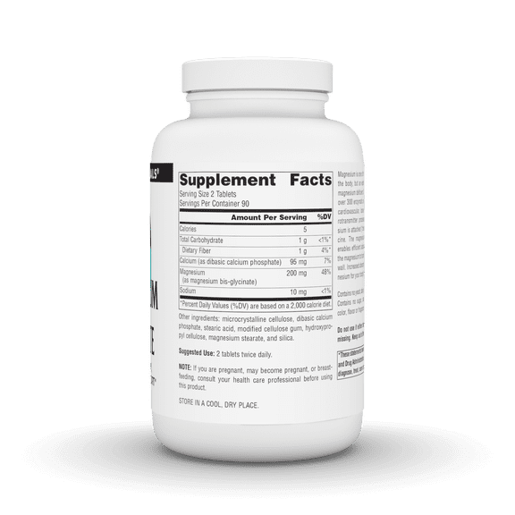Source Naturals Magnesium Glycinate - 180 Tablets