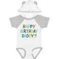 thumbnail image 3 of Inktastic Happy Birthday Daddy Boys or Girls Baby Bodysuit, 3 of 5