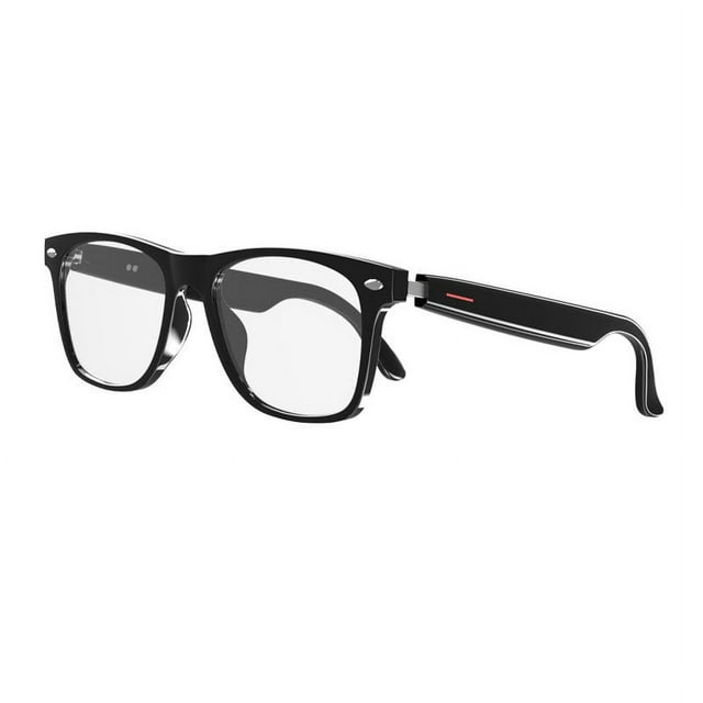 Bluetooth Smart Glasses with Anti-Blue Light, Polarized, Phone Calling, Music Listening, Semi-Open Sunglasses with Interchangeable Lenses