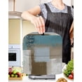 thumbnail image 2 of Teal Blue Stand Mixer Dust Cover with Storage Pocket & Handles,Brown White Minimalist Retro Smear Ombre Art Fits All Tilt Head & Bowl Lift Kitchen Appliance Cover Organizer Bag Accessories,6-8 Quart, 2 of 6
