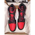 thumbnail image 3 of Ni - ke Ni - ke Air Jordan 1 Mid Bred Toe 554724-079 Lifestyle Sneaker, 3 of 5