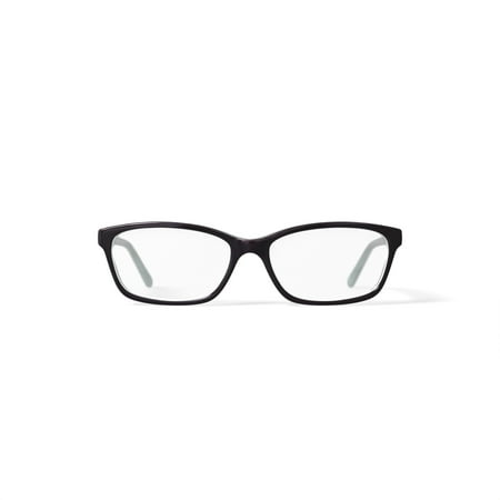 Hard Candy Women's HC16 Square Prescription Eyeglasses with Case, Brown