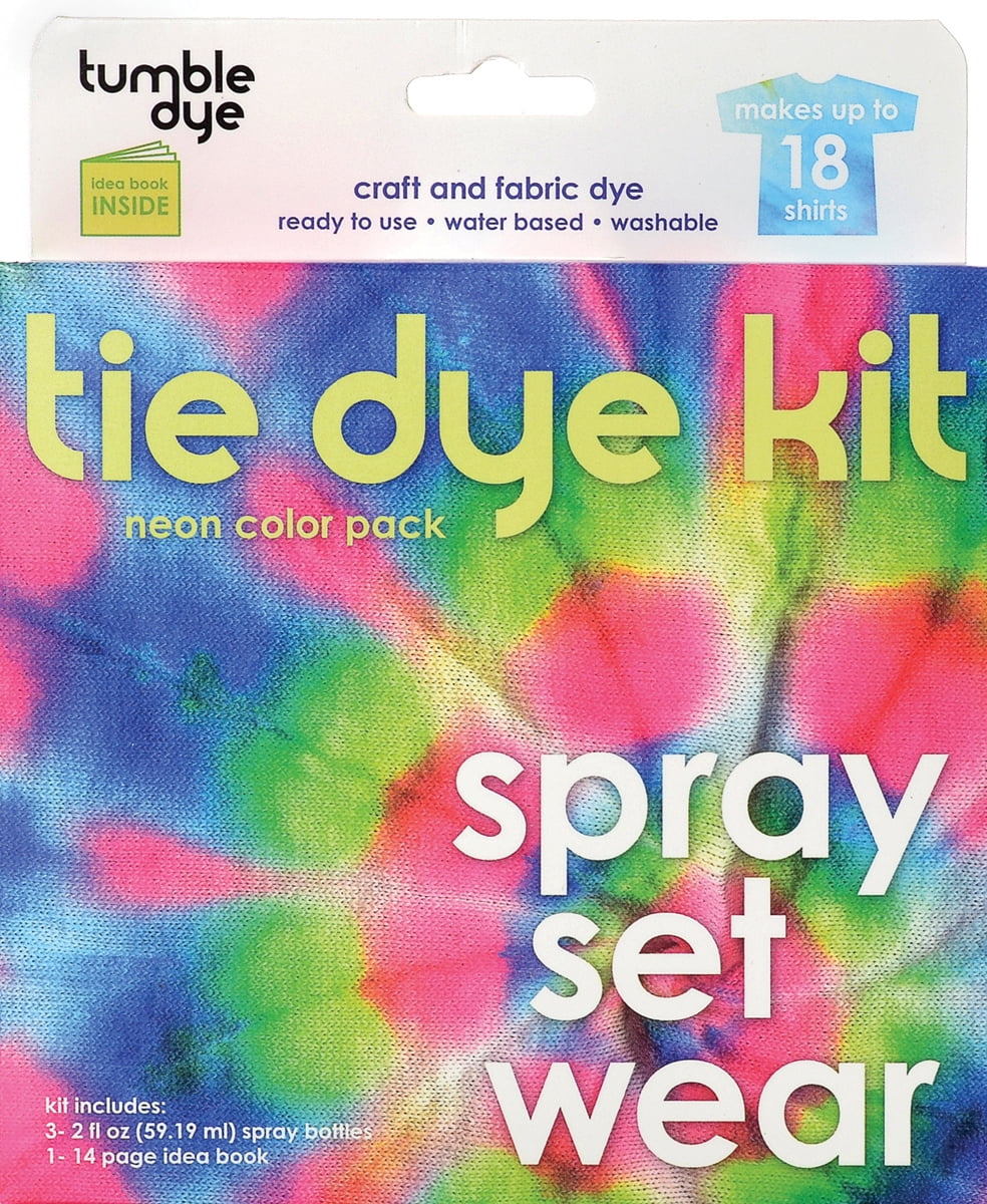 Tumble Dye Craft & Fabric TieDye Kit 2oz 3/PkgNeon Walmart Canada