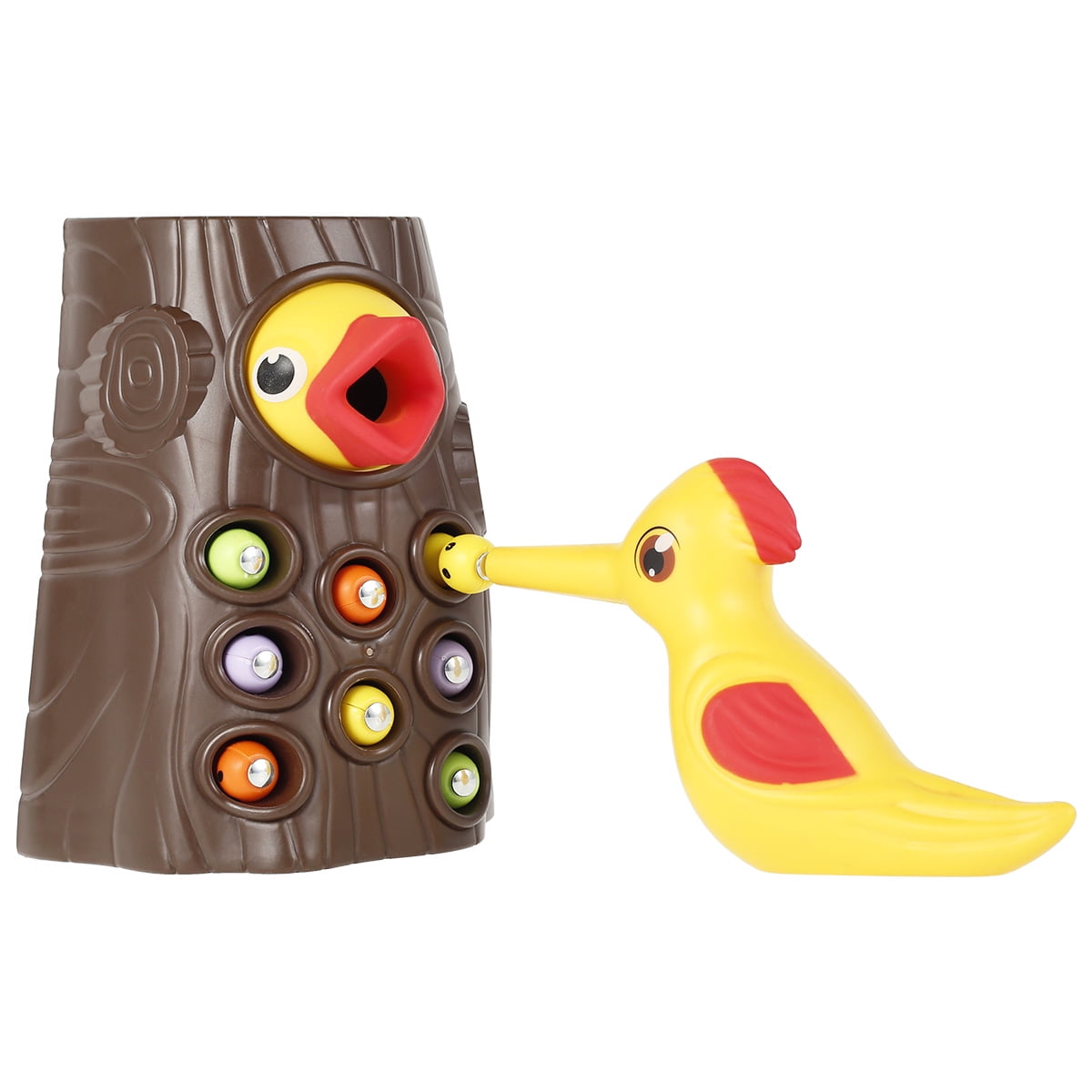 Kids Magnetic Toddler Woodpecker Catching Insects Toy Role Play Games Gifts 