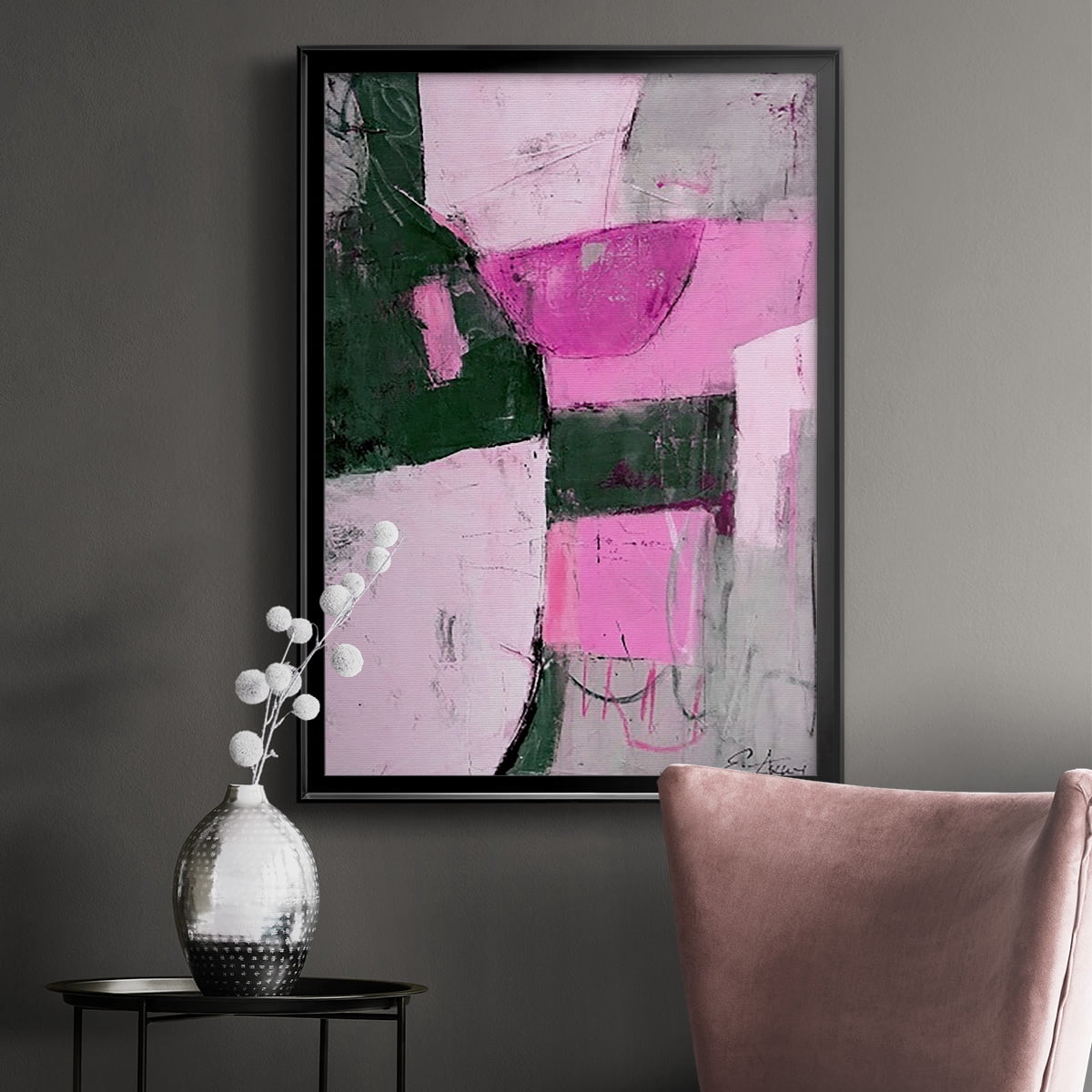 Party Mixer I Premium Framed Print, in Gold, Black, or Silver - Ready to Hang