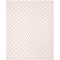 thumbnail image 2 of Safavieh Dhurries Bentley Geometric Area Rug, Pink/Ivory, 8' x 10', 2 of 8