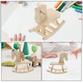 thumbnail image 3 of FONDOTIN 2PCS Construction Toys DIY Design Wood Model Kit Khaki for Families Safe Material for Home Use, 3 of 8