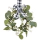 thumbnail image 4 of Decoraciones navideñas Cinta de arpillera Corona de ratán Corona navideña Bricolaje Armario de cocina Puerta de boj Corona colgante, 4 of 5