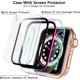 thumbnail image 2 of Compatible con Apple Watch Case de 42 mm, protector de pantalla templado de alta sensibilidad HD para iWatch Case de 42 mm Series 3/2/1 para mujeres y hombres, paquete de 4, negro/lavanda/, 2 of 5