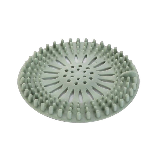 Cateissary Filtro cuadrado para fregadero de baño, desagüe para suelo de ducha, recogedor de pelo para baño, colador antiobstrucción, cubierta de Juegos de accesorios de baño Verde Cateissary HA064681-02B