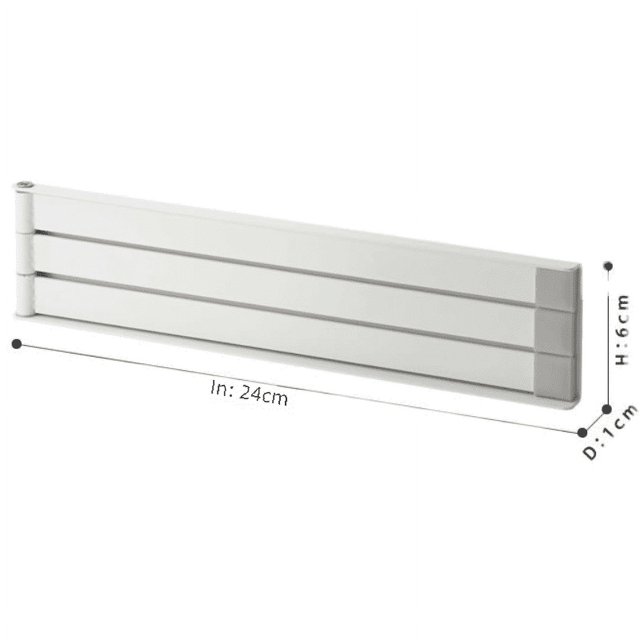 Barra magnética para colgar toallas, estante giratorio plegable para cocina, refrigerador, almacenamiento para baño con múltiples postes sin perforaciones