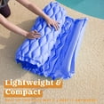 thumbnail image 4 of Joyfy 2 Packs Inflatable Pool Mat, Swimming Pool Mattress Float Lounge with Headrest, Pool Float Air Mat Pool Rafts for Adults, 4 of 8