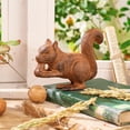 thumbnail image 4 of Sungmor Estatua de Ardilla de Hierro Fundido, Escultura de Colección de Animales Rústica de Óxido de Alta Resistencia, Pisapapeles, Doorstop, Adorable Figura de Jardín, 4 of 8