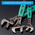 thumbnail image 4 of 8/10/12/15inch Professional Adjustable Wrench Multi-function Long Handle Large Open Monkey Spanner Tool, 4 of 9