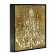 thumbnail image 2 of Stupell Industries Vintage Glam Crystal Chandelier Rustic Distressed Gold Background, 17 x 30, Design by Sophie 6, 2 of 5