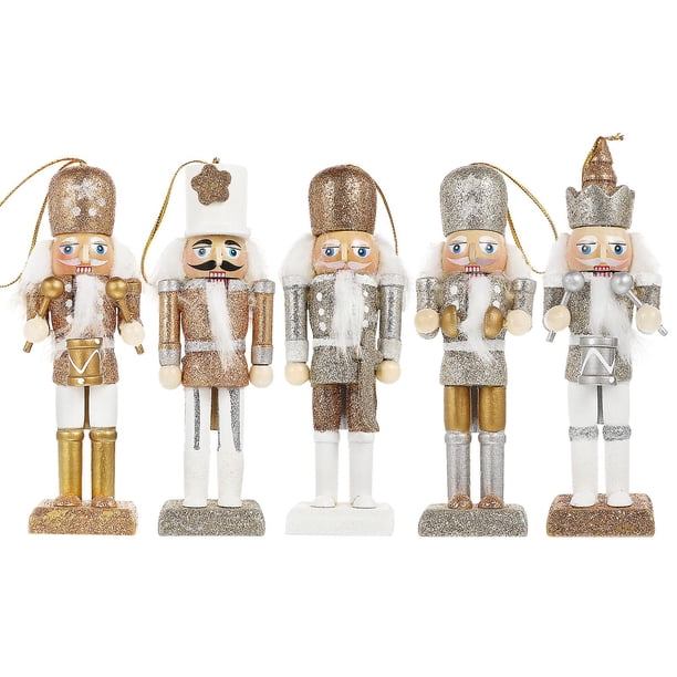 5 Pcs Nutcracker Ornaments Christmas Traditional Nutcracker Small Nutcracker Christmas Decor