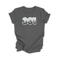 thumbnail image 1 of 301 Baltimore Maryland USA Code Régional Skyline de la Ville Cadeau - T-Shirt Unisexe - Inspired X, 1 of 1