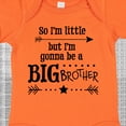 thumbnail image 4 of Inktastic So I'm Little, but I'm Gonna to Be a Big Brother Boys Baby Bodysuit, 4 of 5
