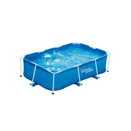 Summer Waves 8.5 x 5.25 Foot 26 Inch Deep Rectangular Small Metal Frame Pool | Walmart Canada