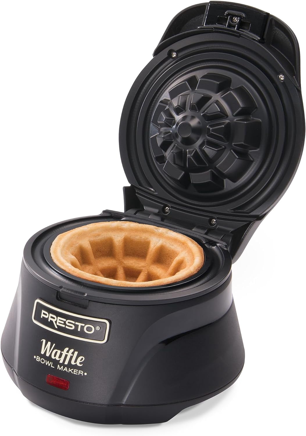 Presto Belgian Waffle Bowl Maker,Black, 9.3 x 8.25 x 5.25 inches
