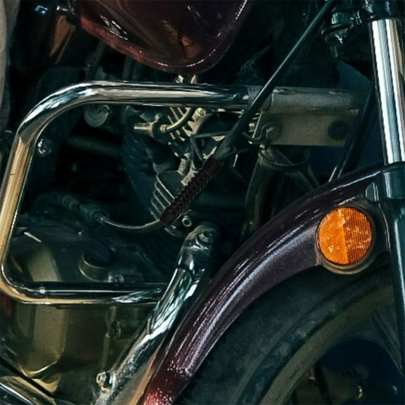 HOMEMAXS 20pcs 45x6mm Motorcycle Cable Protector Rubber Dust Covers Shifter Cable Sleeves for Off-Road Motorcycle Brake Throttle Cables Protection