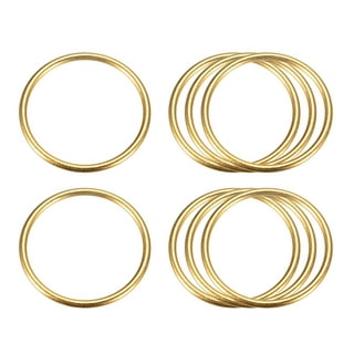 Craft County 3/4 Inch Metal Spring Gate O-Rings – for Jewelry Making, Purse  Crafts, and Apparel Design (Bronze, 5 Pack)