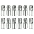 thumbnail image 1 of 12 Pcs M2 x 5mm Slotted Cylindrical Pins, 304 Stainless Steel External Thread Locating Parallel Pins, 1 of 6