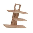 thumbnail image 4 of Abbracc Coffee Mug Display Rack Organizer Cup Shelf Desktop Wooden Shelf for Living Room Brown, 4 of 9