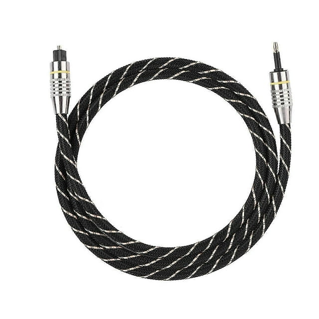 Toslink to Mini Plug 3.5mm Optical Fiber Digital o Cable SPDIF Gold Plated Connector 1m
