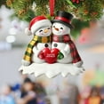 thumbnail image 4 of Euaioeiu Acrylic Christmas Tree Snowman Ornament Pendant, Festive Holiday Decorations for Home, 3.5in Tall, Hanging Snowman with Scarf, Perfect for Xmas Tree Decor and Winter Party Supplies, 4 of 5